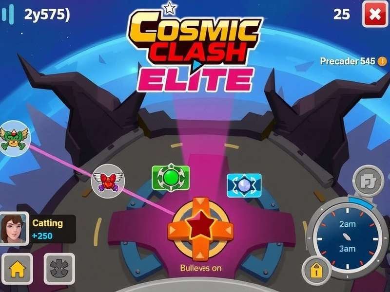 Cosmic Clash Elite Gameplay Screenshot