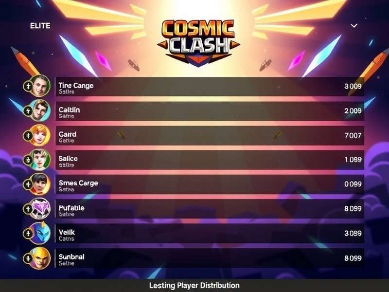 Cosmic Clash Elite Player Distribution in India